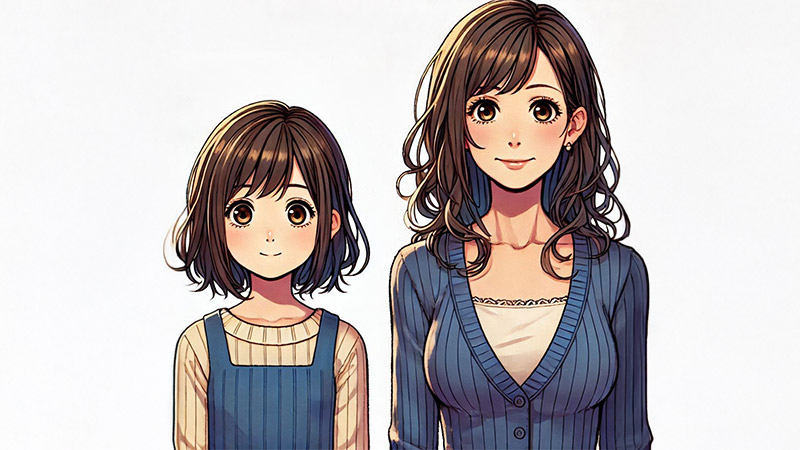 そっくり親子